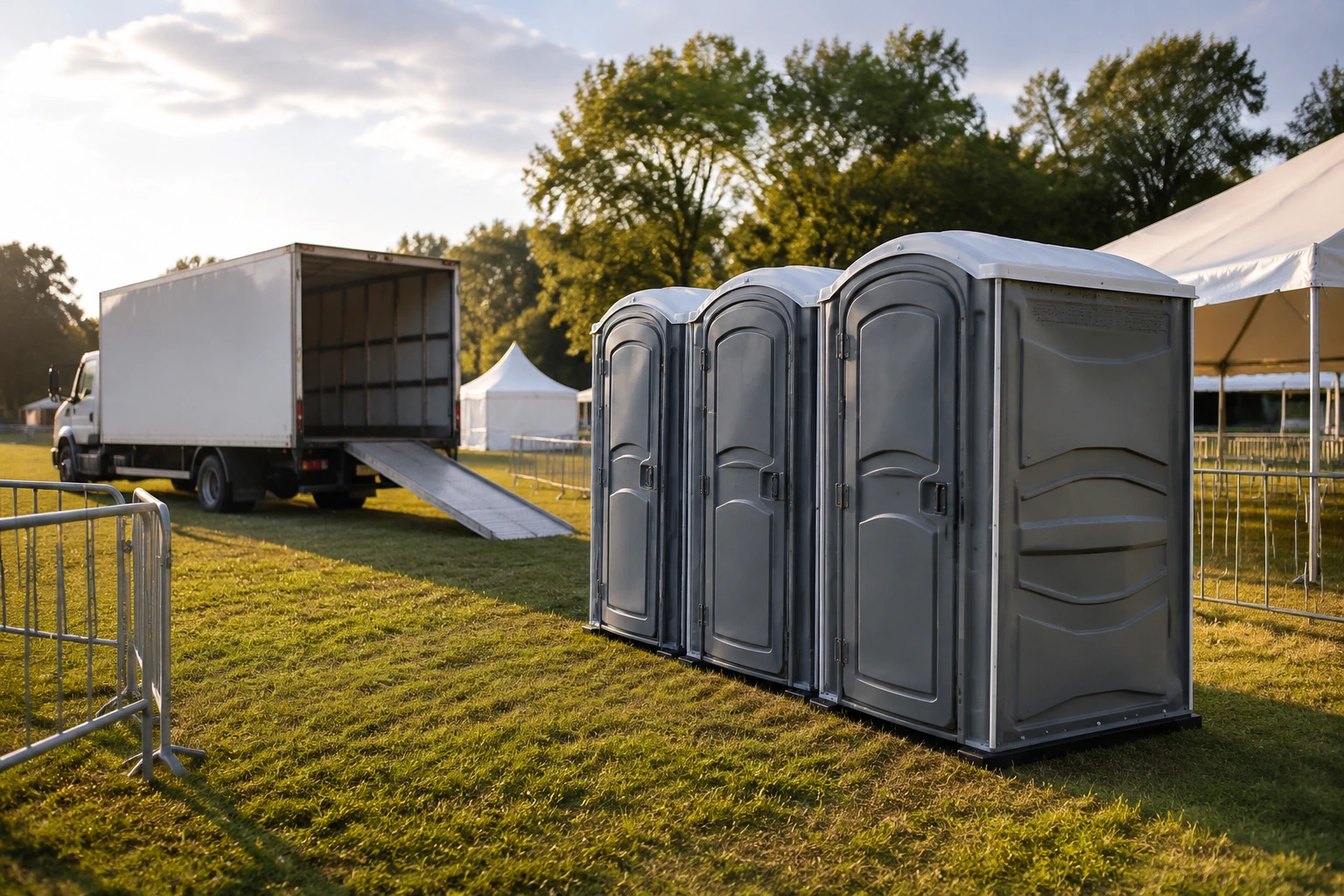 Portable restroom rental planning for Tehachapi, CA
